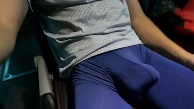 Hottest moments in tight spandex in public for people to look at me