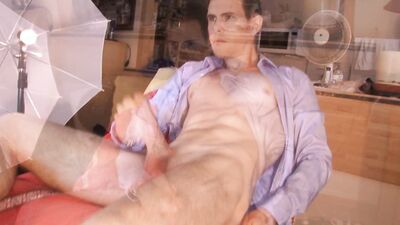 Sexy str8 masculine Insurer gets wanked by us to get a contract.