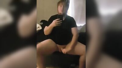 I couldnt keep QUIET! filming myself Cumming EXTRA HARD with my thick sensitive cock.