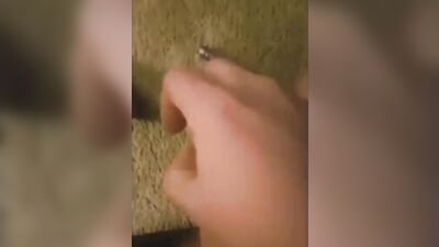 I couldnt keep QUIET! filming myself Cumming EXTRA HARD with my thick sensitive cock.