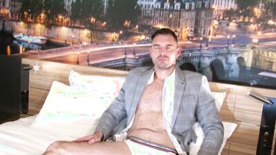 Sexy French sales agent gets sucked in a porn. Marc