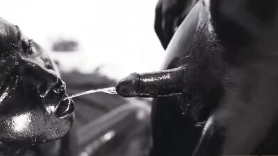 Pierced Yoshi Drinks Damian Dragon Pissed After Raw Fucked