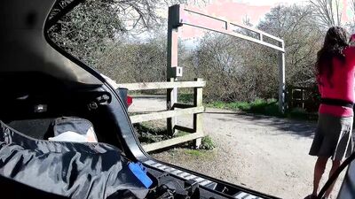 Changing into Cross Dress in car park