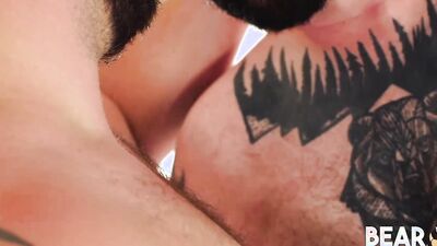 BEARFILMS Adam Jones And Justin West Plowed Hard After Rimjob