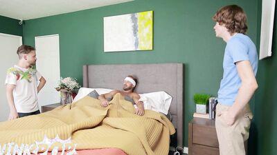TWINKPOP - Bruce Jones Shows His Cock To Spikey Dee And Wants Him To Suck It Along With His Balls