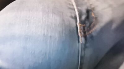 Extreme Big Bulging Show in Jeans
