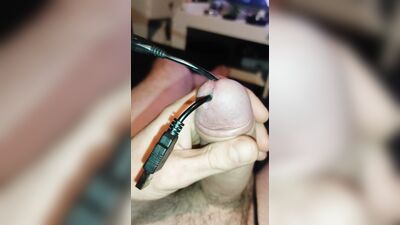Masturbating with a tube until I