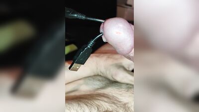 Masturbating with a tube until I