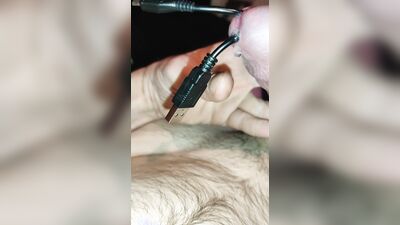 Masturbating with a tube until I
