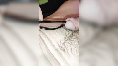 Masturbating with a tube until I