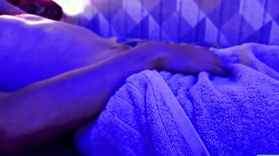 Hot Nordic Guy having a sensual wank in dim lighting