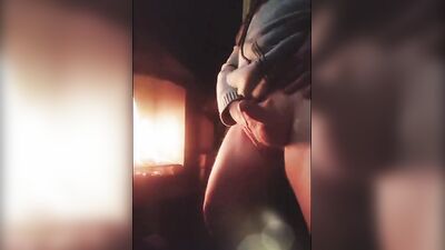 Flogging my log by the fire