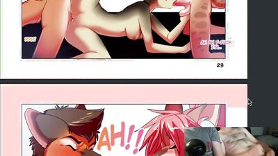 Furry Sex Comic: Table for Three by Roanoak (Romantic Story)