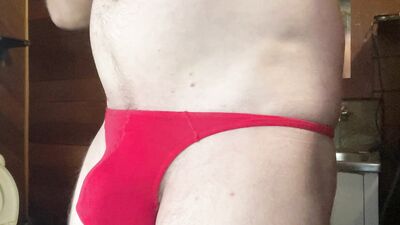 My New Red G-string