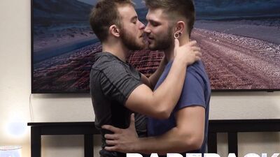 JockPussy - Masc stud makes out with FTM Luke Hudson & fingers T-dick