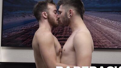 JockPussy - Masc stud makes out with FTM Luke Hudson & fingers T-dick