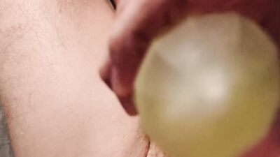18-year-old enjoys the Tenga Spinner in bed