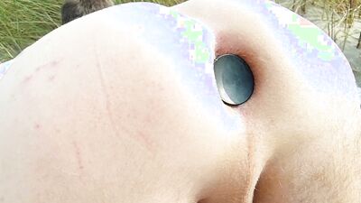 Public - Naked fun on the beach - Jerk, Suck, Assplay with toys and fuck