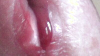 Masturbating and edging my penis to a huge orgasm