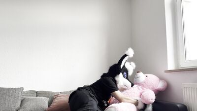 Furry Fursuit Coudle and Fuck Giant Plush Bear Plushophilia Plushie