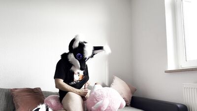 Furry Fursuit Coudle and Fuck Giant Plush Bear Plushophilia Plushie