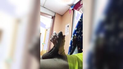 Latin male masturbating his cock very rich