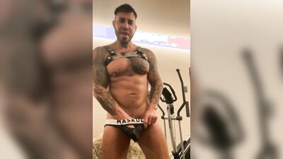 Horny in the living room with me cock hard