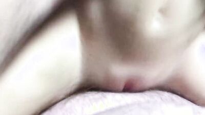 Masturbating with a new toy