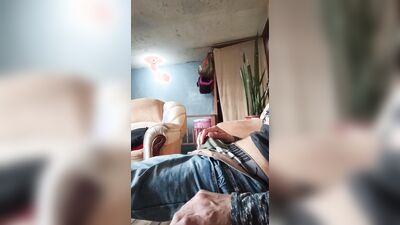 Latin young man fucking his cock very hot