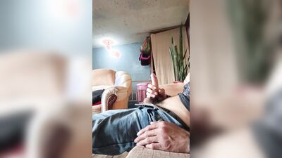 Latin young man fucking his cock very hot