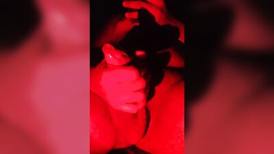 Mastrubation on Red light