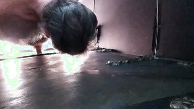 My Hubby and I Put up the Home Made Glory Hole and Take it for a Spin