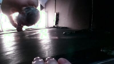 My Hubby and I Put up the Home Made Glory Hole and Take it for a Spin