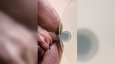 Daddy Trains Hole with Dildo