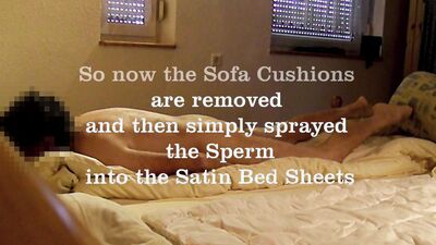 Bed Hump Masturbation in a Holiday Apartment