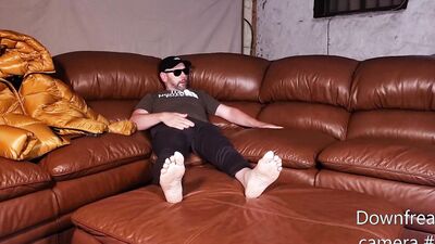 Humping Leather Sofa Camera Angle 1