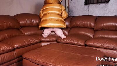 Humping Leather Sofa Camera Angle 1
