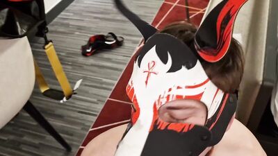 This puppy bitch gets fucked bareback by his handler