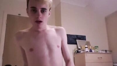 British Twink Harry Alexander Pleases His Throbbing Cock