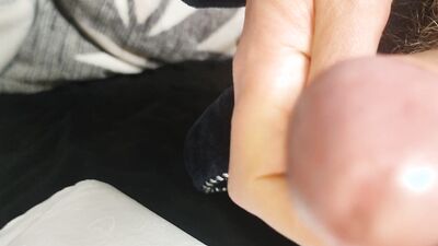 Close up dick massage