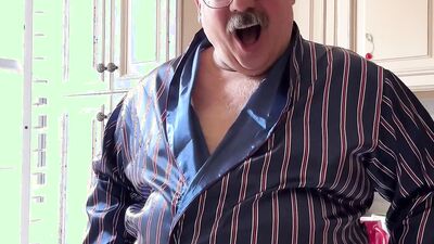 Sugar Wealthy Gentlemen Has 1 Full Hour Long of Mature Gentlemens Cum, Bull Balls, Big Tummy, Fat Cock