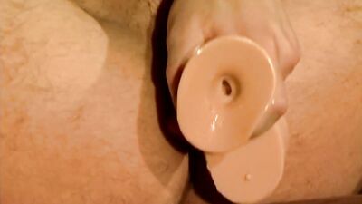 Latvian Guy in Self Masturbation and Dildoplay