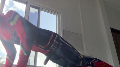 Spiderman work from home.