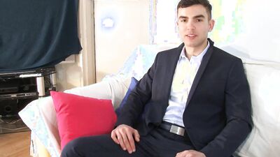 Big dick of muscular sales agent gets wanked and more by us: Alex.