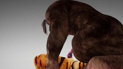 Tiger gets pounded by Minotaur