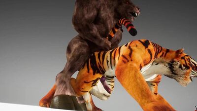 Tiger gets pounded by Minotaur