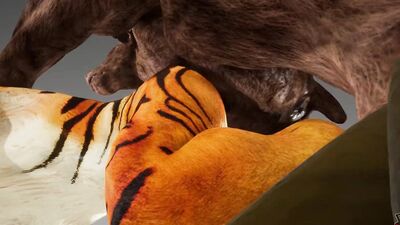 Tiger gets pounded by Minotaur