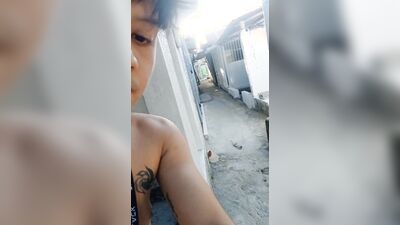 A Horny Asia Boy in the Public
