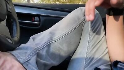 I masturbated in car 4k hd