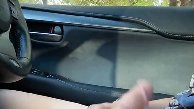 I masturbated in car 4k hd